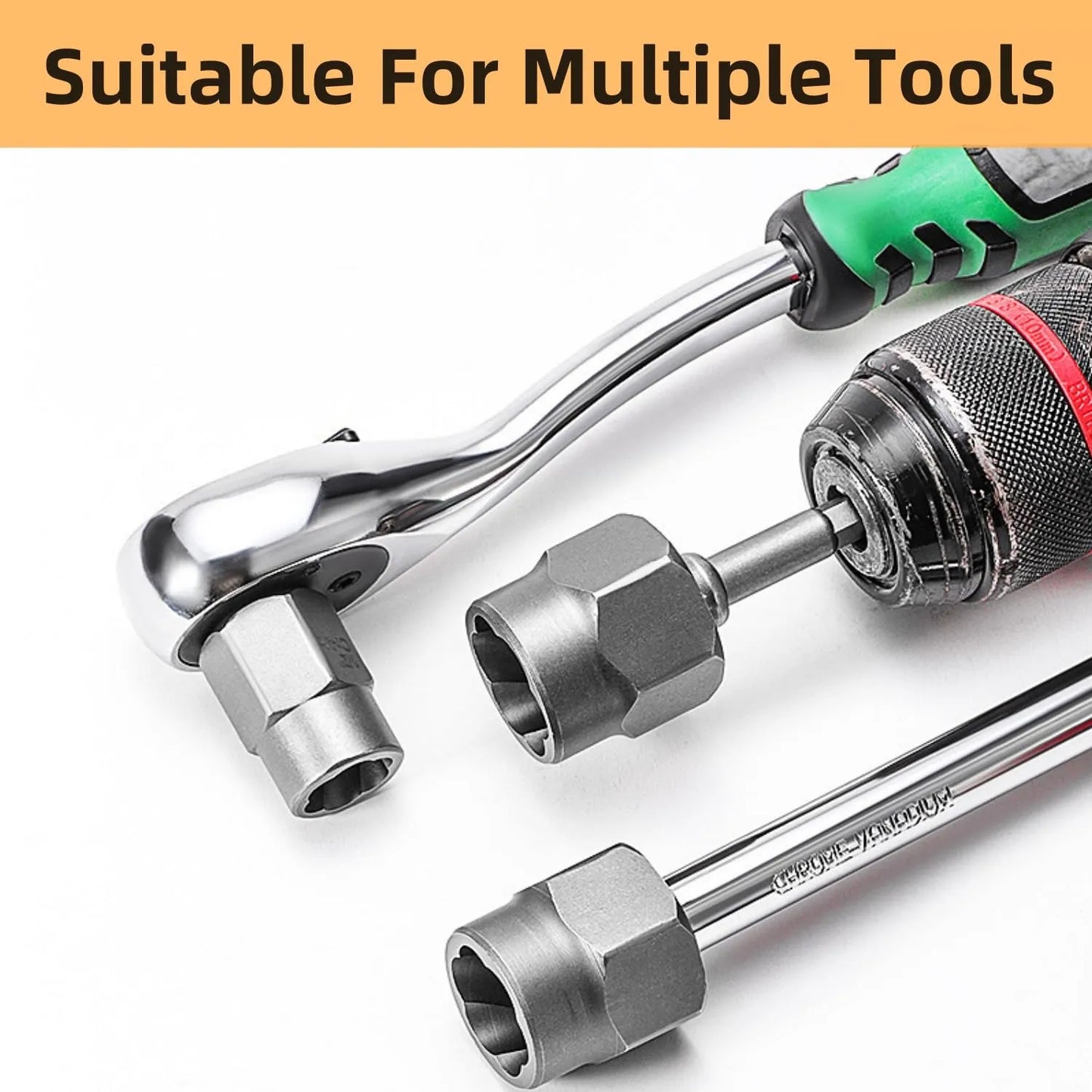 Conjunto de 14 chaves de soquete para extração de porcas