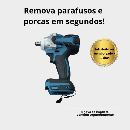Chave de impacto elétrica sem escovas – Alta potência e precisão recarregável
