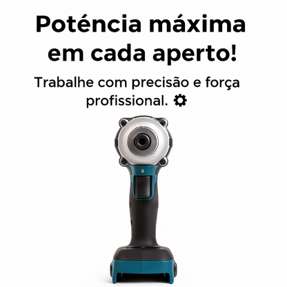 Chave de impacto elétrica sem escovas – Alta potência e precisão recarregável