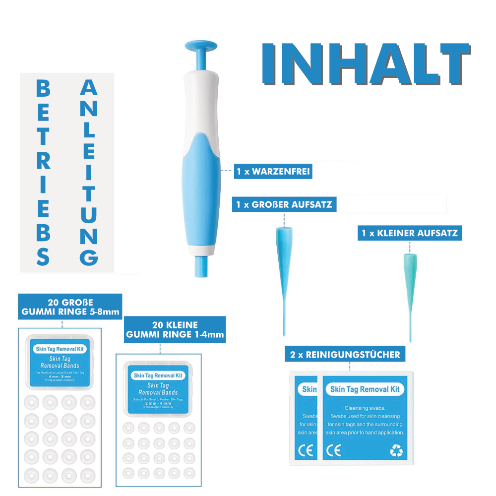 Sem verrugas - O removedor de verrugas com haste